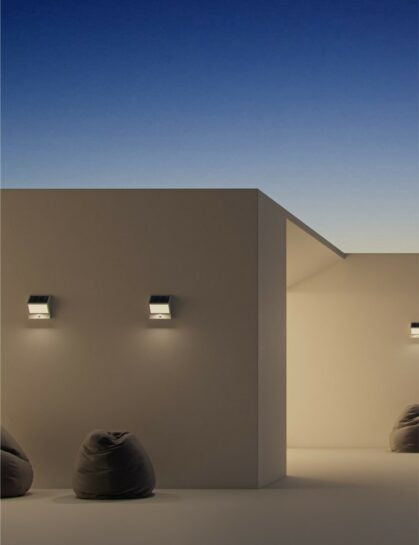 FOCO LED SOLAR EGNA ALUMINIUM PANEL SOLAR 3W 120º LED 4.000K