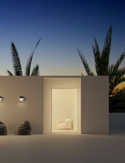 FOCO LED SOLAR EGNA ALUMINIUM PANEL SOLAR 3W 120º LED 4.000K