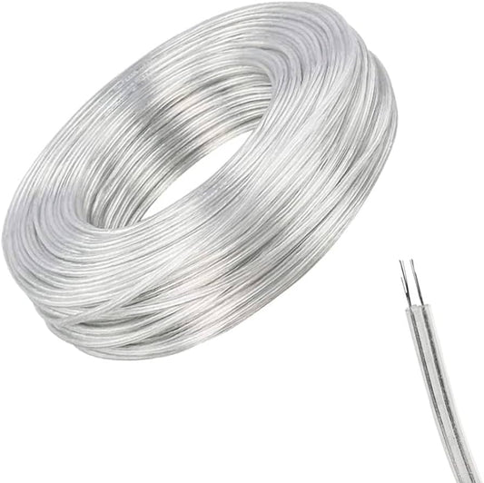 BOBINA 75m CABLE TRANSPARENTE 0,5mm