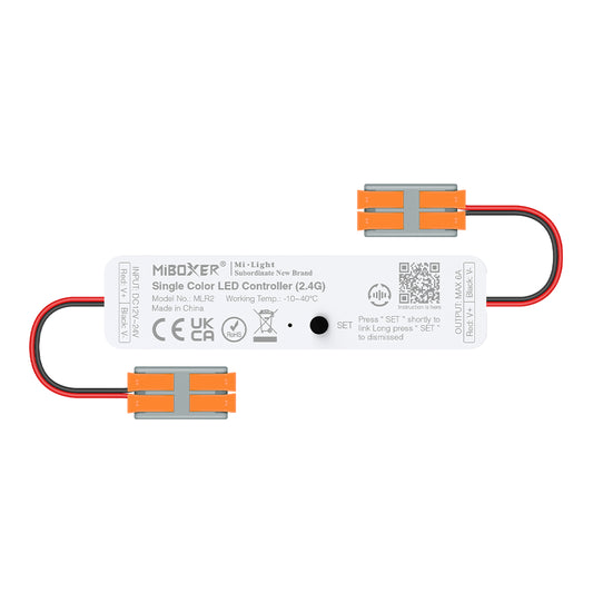 MINI CONTROLADOR LED MLR2 MONO COLOR 144W Max 6A RF (2.4GHz) DC12V-24V IP20